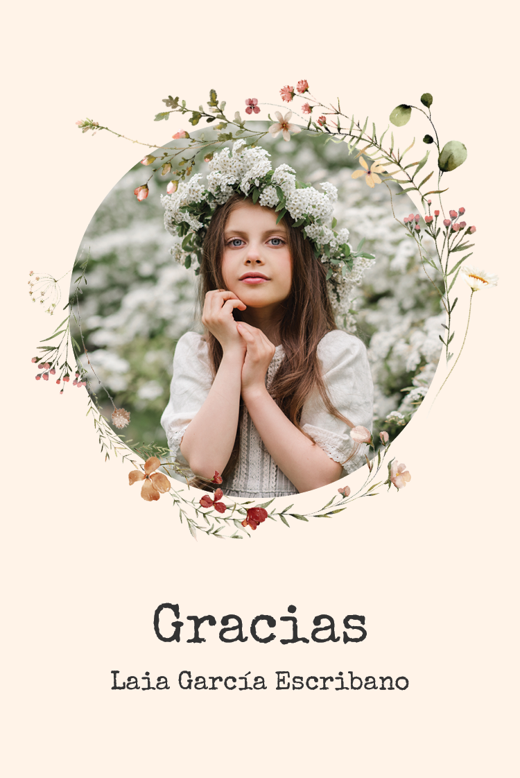 Tarjetas de agradecimiento — Jardín secreto