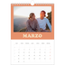 Calendario personalizado A4 — Marcos retro [Marzo]