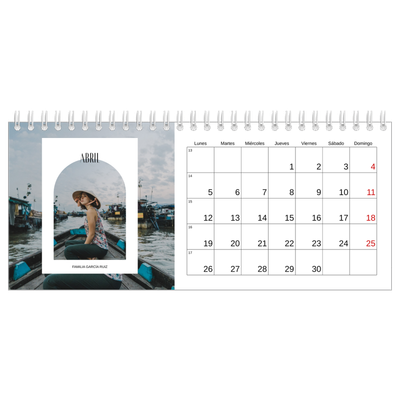 Calendarios de mesa — El arco abierto [Abril]