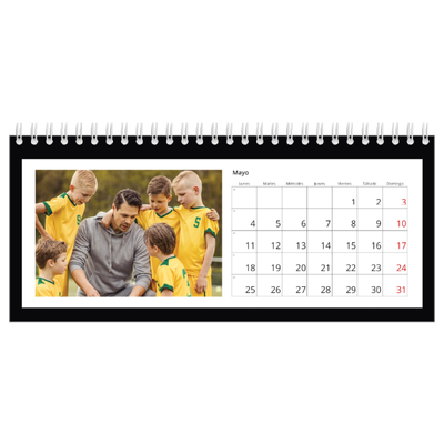 Calendarios de mesa — Marco negro [portada]