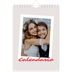 Calendario personalizado A5 — Firmado en carmín [portada]