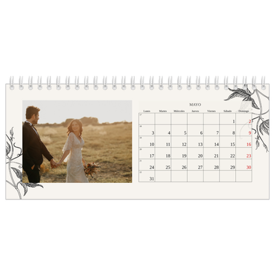 Calendarios de mesa — Tinta y hiedra [Mayo]