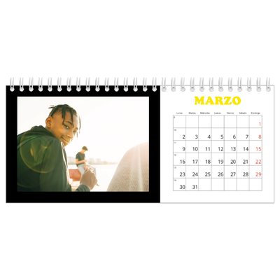 Calendarios de mesa — Tipo divertido [Marzo]