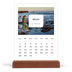 Calendario de mesa con base de madera - vertical  — La historia completa [Marzo]