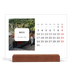 Calendario de mesa con base de madera - apaisado  — La historia completa [portada]