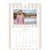 Calendario personalizado A5 — Letras y rayas [Febrero]