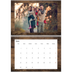 Calendario personalizado doble A4 — Madera [Enero]