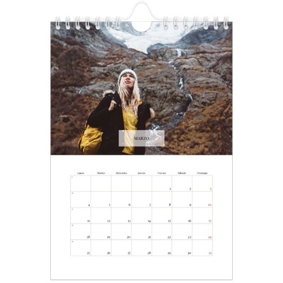 Calendario personalizado A5 — Calendario clásico [Marzo]