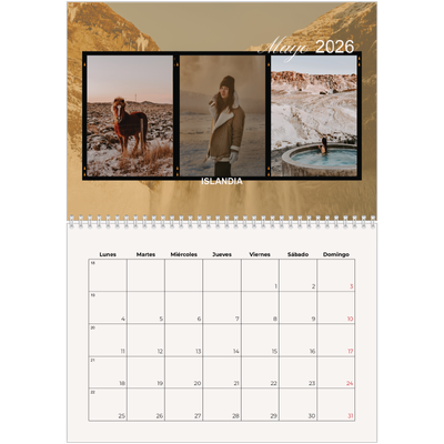 Calendario personalizado doble A4 — Pasión por la aventura [portada]