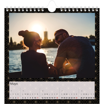 Calendarios Cuadrados — Geométrico [portada]