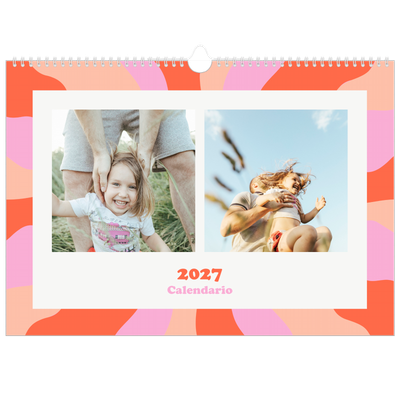 Calendario A3 horizontal — Juego de patrones [portada]