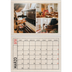 Calendario personalizado doble A4 — Efecto de sello craft [Marzo]