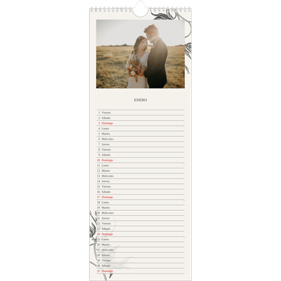 Calendario de cocina  — Tinta y hiedra [Enero]