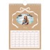 Calendario personalizado A5 — Papel kraft y lazo [Marzo]