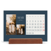 Calendario de mesa con base de madera - apaisado  — Pizarra y caligrafía [Marzo]