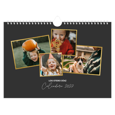 Calendario A4 horizontal — Tantos recuerdos [portada]