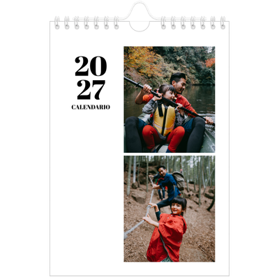 Calendario personalizado A5 — Serif y momentos [portada]