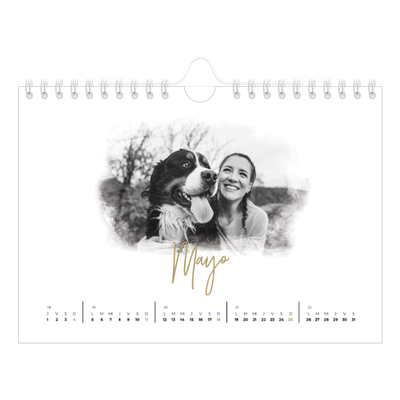Calendario personalizado A5 — Efectos fotográficos [Mayo]