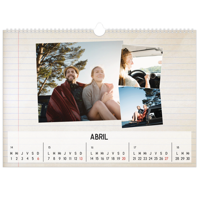 Calendario A3 horizontal — Parts unknown [Abril]