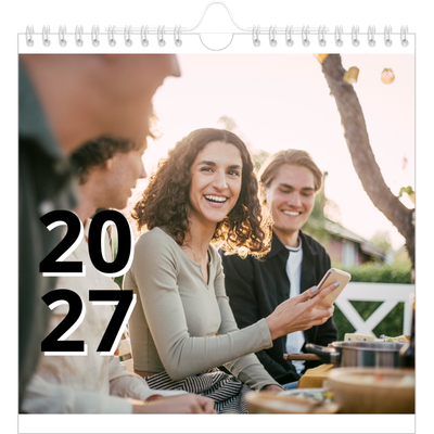 Calendarios Cuadrados — Estilo de letra [portada]