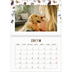 Calendario personalizado doble A4 — Cachorro juguetón [Enero]