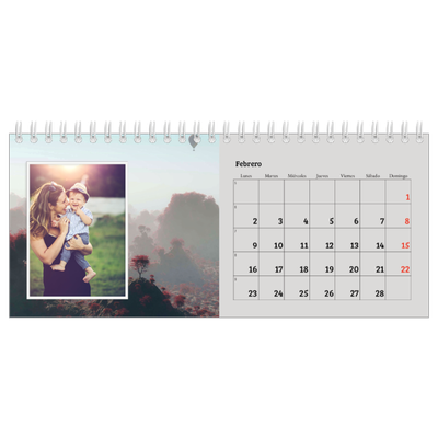 Calendarios de mesa — Cuatro estaciones [Febrero]