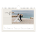 Calendario personalizado A5 — Iniciales en flor [Enero]