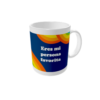 Tazas personalizadas — Sobre el arcoíris