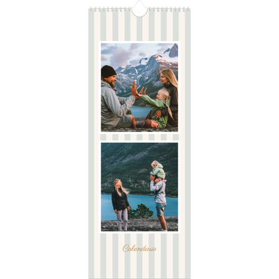 Calendario de cocina  — Letras y rayas [portada]