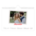 Calendario personalizado A5 — Firmado en carmín [Marzo]