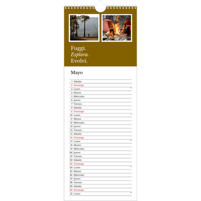Calendario de cocina  — Tierra editorial [Mayo]