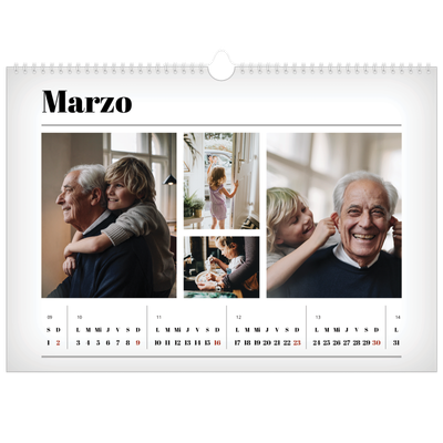 Calendario A3 horizontal — Recién salido del horno [Marzo]