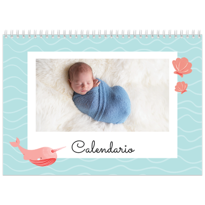 Calendario personalizado doble A4 — Animalitos [portada]