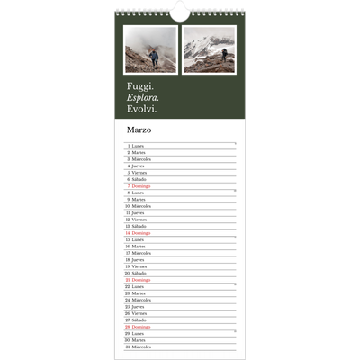 Calendario de cocina  — Tierra editorial [Marzo]