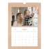 Calendario personalizado A4 — Toques de rojo [Abril]