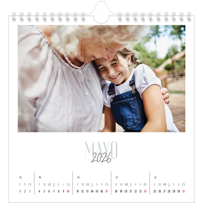 Calendarios Cuadrados — Tipografía mixta [portada]