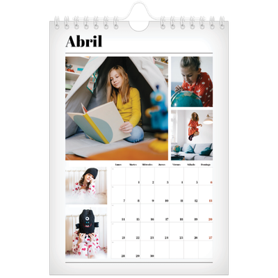 Calendario personalizado A5 — Recién salido del horno [Abril]