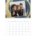 Calendario personalizado doble A4 — Fondos de pincel dorado [Enero]