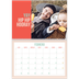 Calendario personalizado doble A4 — Brillante y bonito [Febrero]