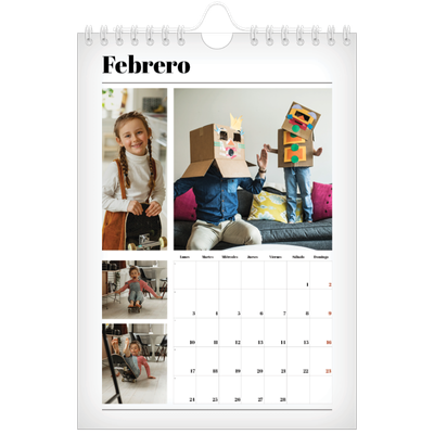 Calendario personalizado A5 — Recién salido del horno [Febrero]