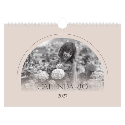 Calendario A4 horizontal — Botánica sencilla [portada]