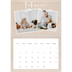 Calendario personalizado doble A4 — Calendario scrapbook [Febrero]