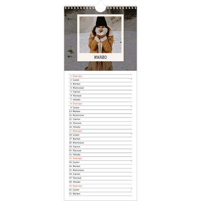 Calendario de cocina  — La edición de retratos [Marzo]