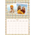 Calendario personalizado doble A4 — Patrones retro [Enero]