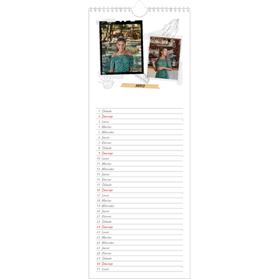 Calendario de cocina  — Scrapbook con estilo [Mayo]