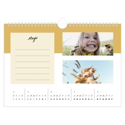 Calendario A4 horizontal — Calendario de lista de tareas [portada]