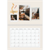 Calendario personalizado doble A4 — Scrapbook vintage [Abril]