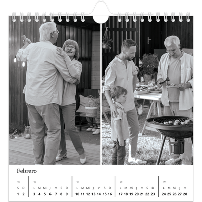 Calendarios Cuadrados — Enfoque [Febrero]