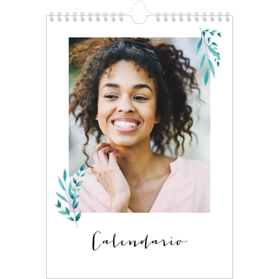 Calendario personalizado A4 — Ilustraciones de flores [portada]