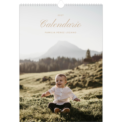 Calendarios A3 — Cajas de tiras de fotos [portada]